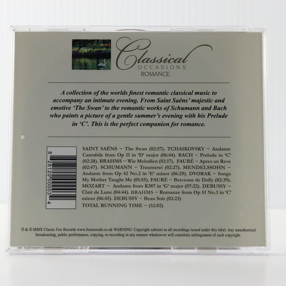 Classical Occasions - Romance: Evocative Music (CD, 2010, Classic Fox) CFR0003 - Picture 2 of 6